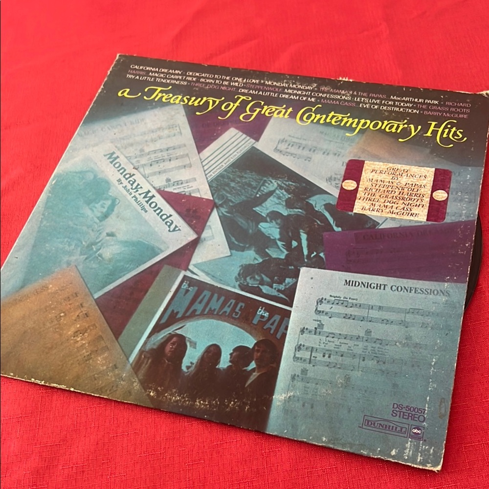 A Treasury of Great Contemporary Hits Vinyl Record